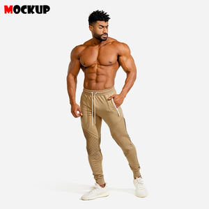 Vente en gros de pantalons de survêtement pour hommes vêtements de rue personnalisés pantalons de jogging pour hommes de sports d'été - Product Image 2