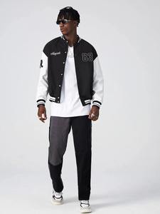 Chaqueta de béisbol bordada para hombre, chaqueta personalizada de alta calidad - Product Image 6