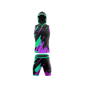 Diseño personalizado para jóvenes Sublimación 7 En 7 Uniformes de fútbol Compresión sublimada de fútbol 7 en 7 Uniforme de secado rápido - Product Image 2