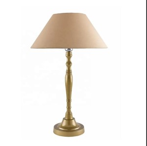 Mesas Decoración Lámparas de metal Fabricante al por mayor Diseño moderno Dormitorio Lámparas de mesita de noche con pantalla - Product Image 5