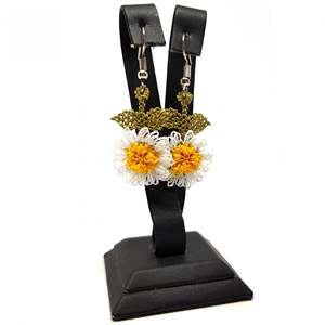ต่างหูแฟชั่น İğne oyasıpapatya küpe sallantılasi - Product Image 1