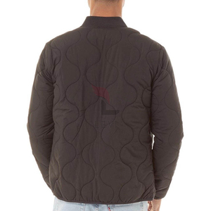 Chaqueta de invierno de lona Premium con logotipo personalizado para hombre con cuello levantado de talla grande y chaqueta de hombre popular de varios colores - Product Image 2