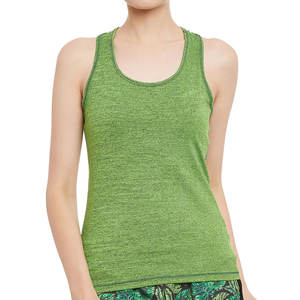 Camiseta sin mangas de mujer de diseño personalizado profesional de talla grande transpirable suelta Fitness patrón sólido camiseta sin mangas de verano - Product Image 1