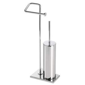 Soporte para escobilla de baño de metal inoxidable para un estilo de baño contemporáneo que proporciona una resistencia duradera y una fácil limpieza - Product Image 3