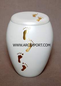 Diseño de metal Color rojo Diseño Estilo Ware Decoración única Nuevas y elegantes urnas de metal de acero elegante para cenizas humanas Adulto - Product Image 6