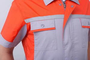 Combinaison de travail antistatique en coton grande taille pour soudeurs, salopette pour les ateliers de café, les ateliers de mécanique - Product Image 3