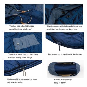 กระเป๋าเป้สะพายหลังแบบใส่ได้สองด้าน สีน้ำเงินกรมท่า สำหรับผู้ใหญ่ ยี่ห้อ <span class=keywords><strong>Poler</strong></span> รุ่นคลาสสิก ใช้เป็นถุงนอนได้ - Product Image 5