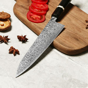 มีดเชฟเหล็กดามัสกัสมีดญี่ปุ่นพร้อมที่จับสำหรับทำอาหาร - Product Image 4