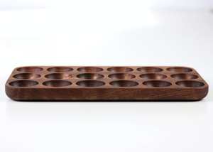 ถาดใส่ไข่ทำจากไม้เคาน์เตอร์ที่จัดเก็บไข่และที่จัดระเบียบห้องครัว - Product Image 4