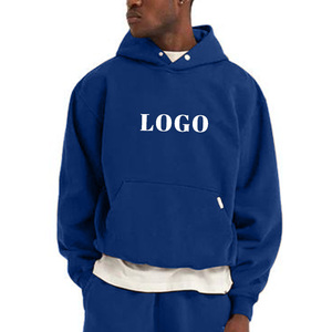 Streetwear de luxe recadrée unisexe blanc poids lourd à capuche français éponge vintage pull à capuche personnalisé sweats à capuche surdimensionnés - Product Image 5