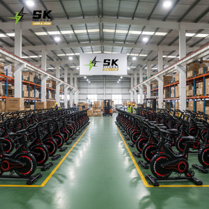 Bicicleta de Spinning Magnética Silenciosa SK Factory, Equipo de Fitness Interior, Bicicleta de Ejercicio Aeróbico Inteligente, Portátil y Móvil para Uso Doméstico - Product Image 4
