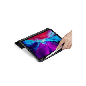 Étui Folio Transparent pour iPad Air 11 2025-SAFA Nort Smart Stand Cover-Rose - Product Image 4