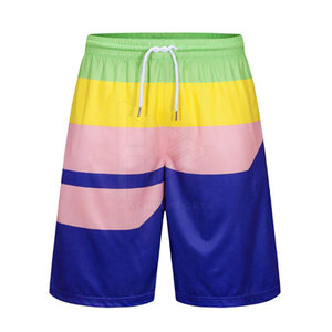 Pantalones cortos de fútbol verdes personalizados al por mayor 2024 servicio OEM de malla de poliéster de doble capa a la venta - Product Image 1