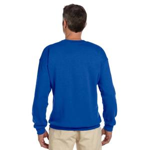 Sweat-shirt à col rond en molleton de coton pour homme Bleu royal Coupe classique Sweat-shirt à col rond pour adulte - Product Image 2