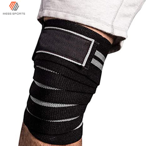 MESS SPORTS Adjustable <b>Compression</b> <b>Support</b> Breathable Neoprene Unisex <b>Knee</b> Wraps & Brace Wraps for Power Lifting - Product Image 5