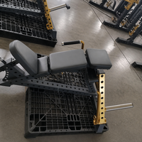 Machine à pectoraux inclinée à charge libre robuste avec banc réglable pour la musculation en salle de sport commerciale et à domicile