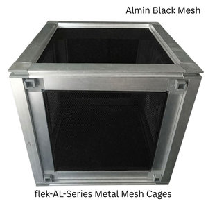 Cage d'élevage d'insectes de style industriel Flek-AL-SS-Blk-M, design 252525 - Product Image 1