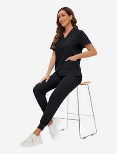 2025 nueva llegada uniforme de hospital al por mayor para mujeres y el mejor diseño de calidad mujeres elegante uniforme de enfermería - Product Image 6