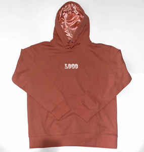 เสื้อฮู้ดดี้ผู้หญิงคุณภาพสูง พิมพ์ลายโลโก้ตามสั่ง ทรงโอเวอร์ไซส์ ผ้าฝรั่งเศสเทอร์รี่คอตตอน บุผ้าไหม ไซส์พลัส ซับในผ้าซาติน - Product Image 5