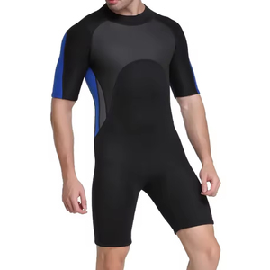 Maillot de bain sport unisexe une pièce personnalisé de haute qualité, dernière conception estivale, 100 % polyester, blocs de couleur, protection UV, devant - Product Image 3