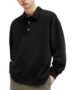 เสื้อโปโลแบบแห้งเร็วของผู้ชายเสื้อ100% คอตตอนเสื้อโปโลแขนยาวระบายอากาศออกแบบโลโก้ได้ตามต้องการ - Product Image 4