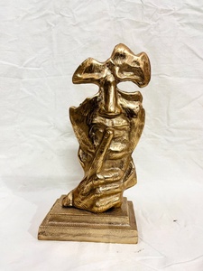 Escultura de Cara Humana, pieza de exhibición para decoración del hogar, escultura decorativa, adornos artísticos para Decoración de mesa moderna para el hogar - Product Image 6