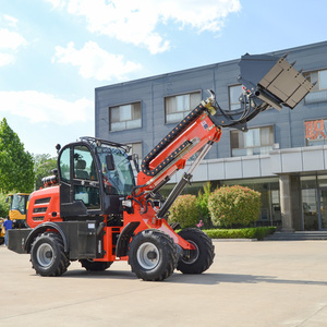 Gratis pengiriman 1ton 1.5 ton 2 ton pemuat <span class=keywords><strong>boom</strong></span> 3 ton ujung depan 4 roda pemuat lengan teleskopik kompak - Product Image 1