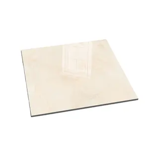 Beige 600x600 600x1200 Glossy Marble Ceramic Glazed Porcelain Tile Cross For Hotel Project Use