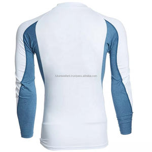 Precio al por mayor de manga completa de compresión Fitness Gym Camisas personalizadas sublimadas Bjj Rash Guard - Product Image 6