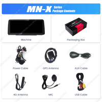 Untuk MNX Android 12.3 inci 1920*720P 8 Core Pemutar Mobil untuk BMW Seri 3 F30 dengan OBD2 Amplifier 64GB Car Play