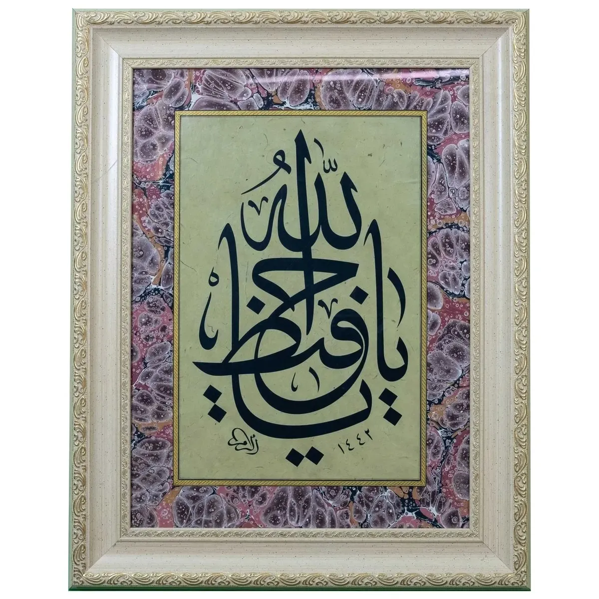 Pintura a óleo islâmica artesanal em tela, pintura artística para decoração de quarto, pintada à mão, quadro de impressão