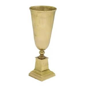 Tarro de Metal de hierro texturizado, pieza decorativa minimalista para decoración del hogar, mesa elegante y estilo Interior contemporáneo - Product Image 2