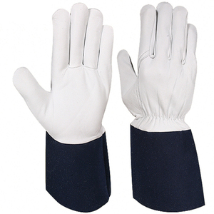 Gants de soudage en cuir personnalisés en gros avec protection des mains de haute qualité 100% - Product Image 1