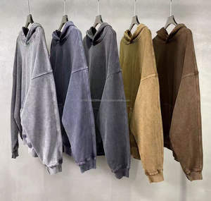 Sudadera con Capucha Estilo Retro Holgada de Calle, Sudadera Vintage Lavada Informal para Hombre y Mujer, Sudadera con Capucha Gruesa - Product Image 1