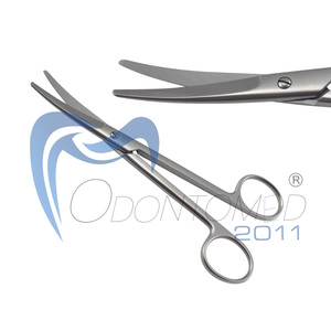 Ciseaux chirurgicaux Odontomed 2011 Mayo 9" à bout arrondi/curvé en acier inoxydable, instruments de pointe, vente en gros, ODM-51-23E CE - Product Image 3