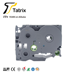 Cinta de Etiquetas Laminada Compatible Tatrix Negra sobre Blanca TZ241 TZe241 <span class=keywords><strong>TZ</strong></span>-<span class=keywords><strong>241</strong></span> TZe-<span class=keywords><strong>241</strong></span> de 18 mm para Impresora <span class=keywords><strong>Brother</strong></span> P-Touch PT-310 - Product Image 5