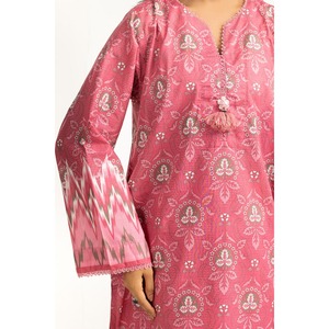 IUSTKSD-2021 Ensemble décontracté imprimé 3 pièces en georgette respirante longueur ras du sol, tendance pour les fêtes estivales et festivals XS OEM/ODM - Product Image 1