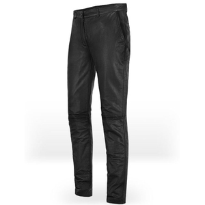 Pantalones de Cuero para Hombre de Alta Calidad, Estilo Casual de Otoño, Cintura Elástica Recta, Impermeables, Transpirables, Ligeros, Tallas Personalizadas - Product Image 6