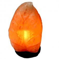 Lampe au sel rose de l'Himalaya sculptée à la main de qualité supérieure avec base en bois pour une décoration intérieure relaxante et des espaces de bien-être - Product Image 4