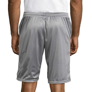 Pantalones cortos de baloncesto de verano de estilo callejero, venta al por mayor, ropa deportiva de poliéster de secado rápido, pantalones cortos de baloncesto de malla impresos con logotipo personalizado Bsci - Product Image 6