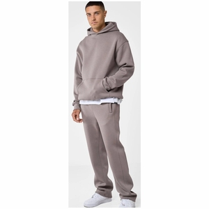 Trajes de chándal informales de 2 piezas de tendencia para hombre, chándales para hombre, ropa de algodón 100% transpirable, conjuntos para hombre - Product Image 1
