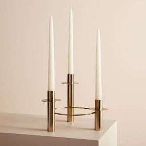 Stainless Steel Candle Holder with Artistic Patterns Ideal for <b>Unique</b> Home or Wedding Decor Themes - Product Image 1