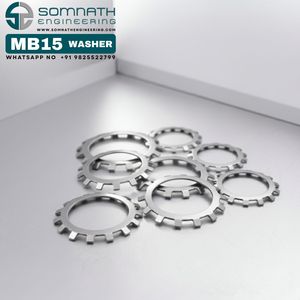 MB15ล็อคเครื่องซักผ้าคุณภาพสูงสำหรับน็อตล็อคเมตริก KM15 MB01กับ MB40แบริ่งอุปกรณ์ล็อคเครื่องซักผ้า - Product Image 4