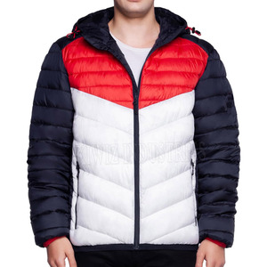 Veste matelassée respirante de haute qualité pour homme, col montant et logo frontal, fabriquée au Pakistan, grande taille, confortable pour l'hiver - Product Image 3