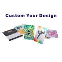 Tarjeta de Visita de PVC con Logotipo Personalizado, Impresión Offset CMYK, Estampado en Caliente Dorado y Plateado, con Código de Barras de Alta Calidad