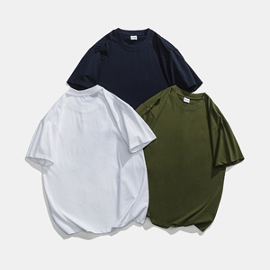 Qualité Logo personnalisé poids lourds t-shirts t-shirt 100% coton hommes t-shirt 260GSM épais coton surdimensionné t-shirt pour hommes - Product Image 1