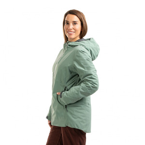 Chaqueta deportiva para mujer, chaqueta de carcasa blanda, proveedor OEM, chaqueta ligera resistente al agua a prueba de viento para exteriores, Etiqueta Privada - Product Image 2