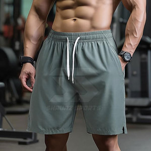 Short de bain décontracté respirant et écologique pour hommes Motif solide pour vêtements d'été-Prix de gros en ligne - Product Image 3