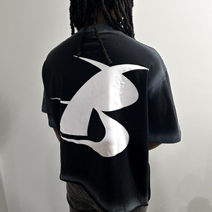 Ropa de calle con estampado Dtg, camisetas gráficas, camiseta en blanco, ropa de talla grande para hombre, camiseta de lavado ácido, camisas de gran tamaño Vintage personalizadas para hombre - Product Image 2