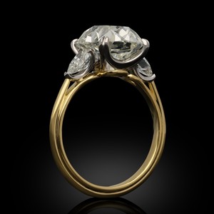 Anillo de Compromiso de Oro de 14K con Corte Radiante, Anillo de Diamante CVD Cultivado en Laboratorio de Alta Calidad y Estilo Clásico, Certificado IGI, Anillos Finos para Hombre - Product Image 4